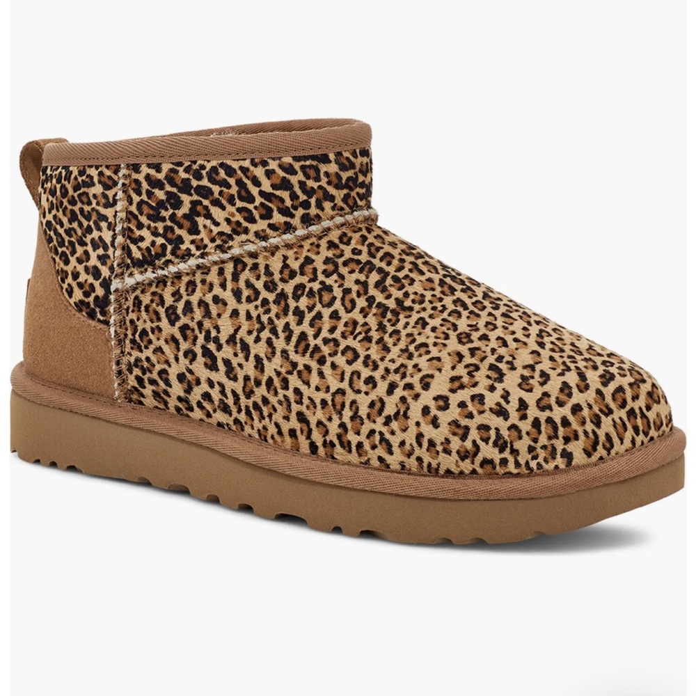 UGG Speckles Ultra Mini Genuine Calf Hair Boot